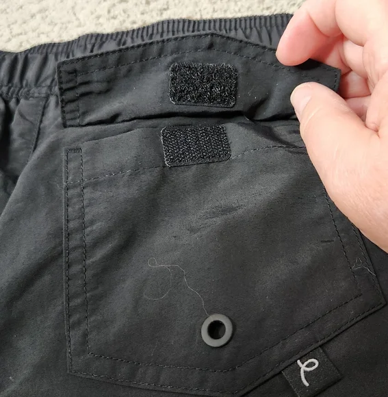 Boys' Solid Swim Trunks - art class Black S(6/7) - Picture 12 of 12